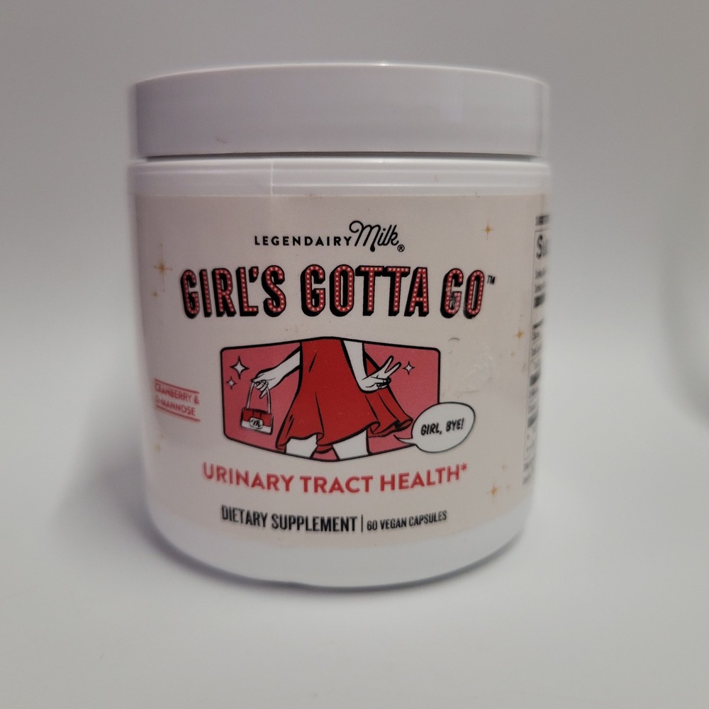 Legendairy Milk Girl's Gotta Go Urinary Health Supplement 60 Vegan Capsules